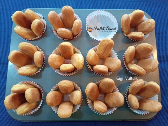 Desert din piscoturi, crema de lamaie si frisca