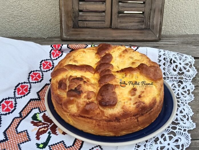 Pasca cu branza si stafide