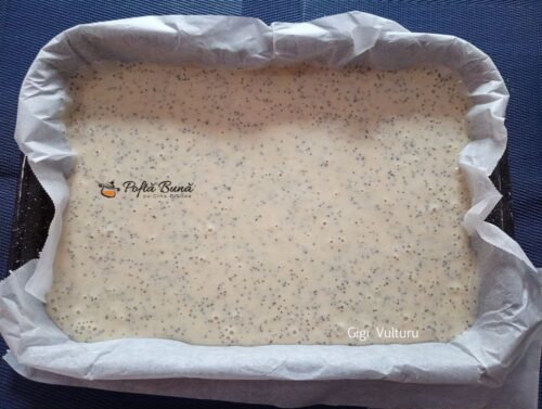 Prajitura cu cirese, mac si aluat fraged prajitura cirese mac aluat fraged reteta gina bradea 2 500x377 - Prajitura cu cirese, mac si aluat fraged