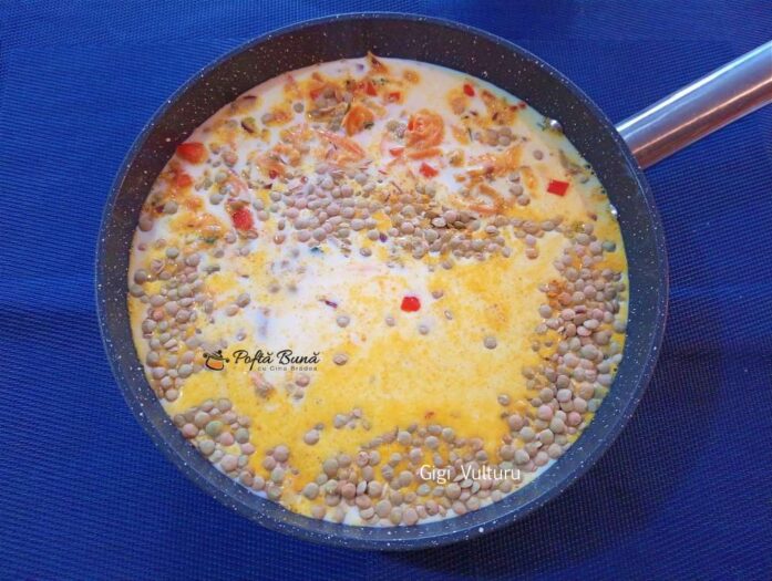 Linte cu legume si lapte Linte cu legume si lapte