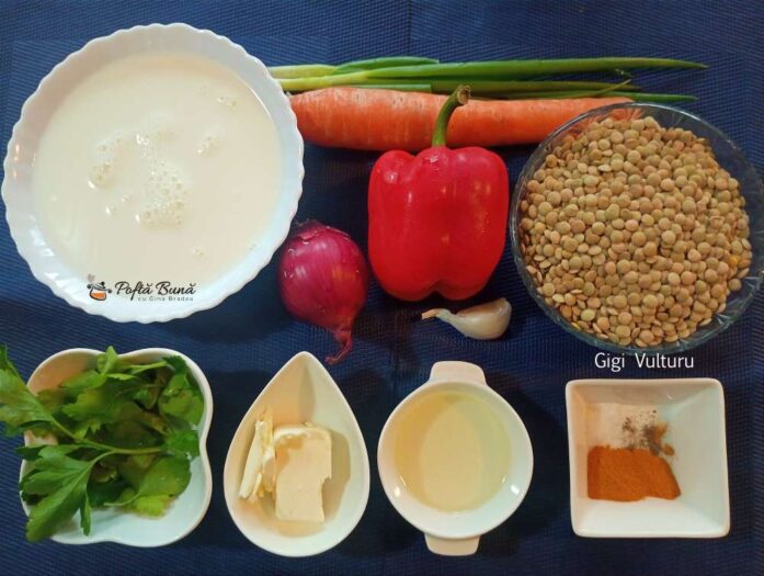 Linte cu legume si lapte Linte cu legume si lapte