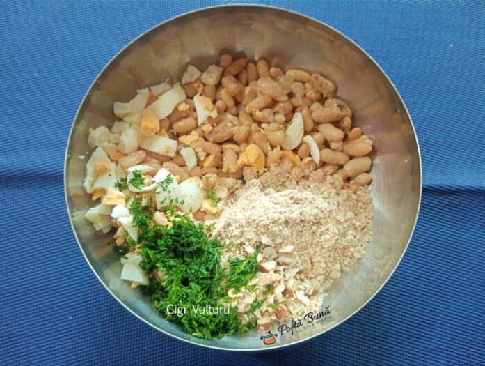 Pasta de fasole cu migdale