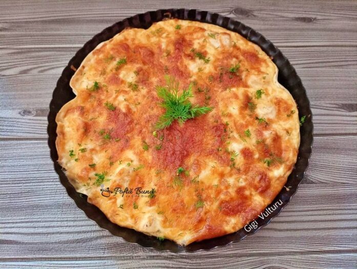 Quiche din lipii cu piept de pui Quiche din lipii cu piept de pui