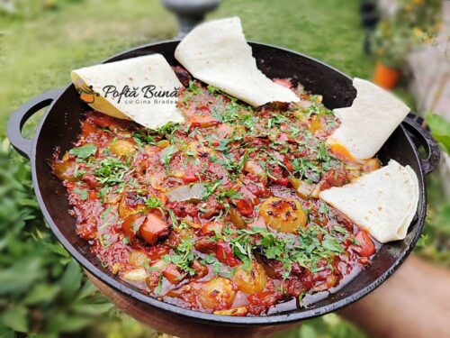 Tocana de vita cu legume reteta turceasca