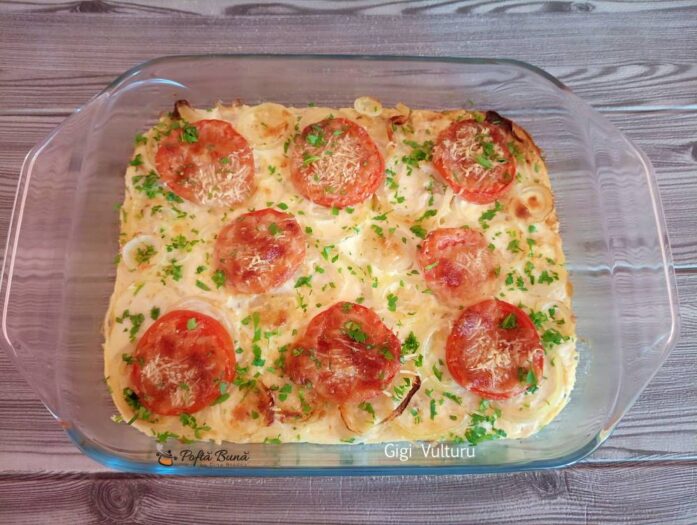 Dovlecei cu piept de pui la cuptor Dovlecei cu piept de pui la cuptor
