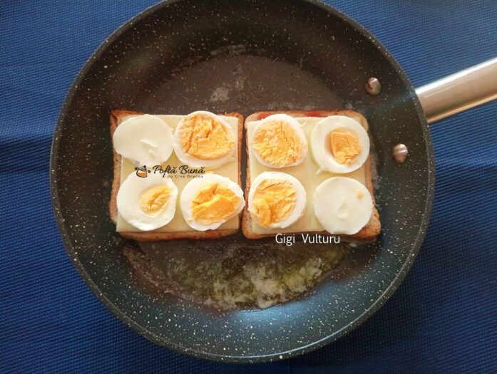 Paine toast cu oua in stil asiatic