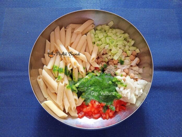 Salata de paste cu naut Salata de paste cu naut