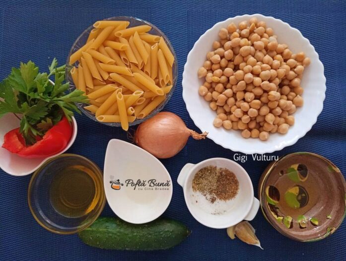 Salata de paste cu naut Salata de paste cu naut