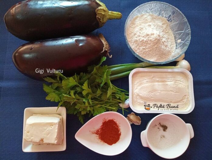 Vinete umplute cu branza Vinete umplute cu branza