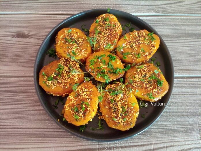 Cartofi picanti cu susan