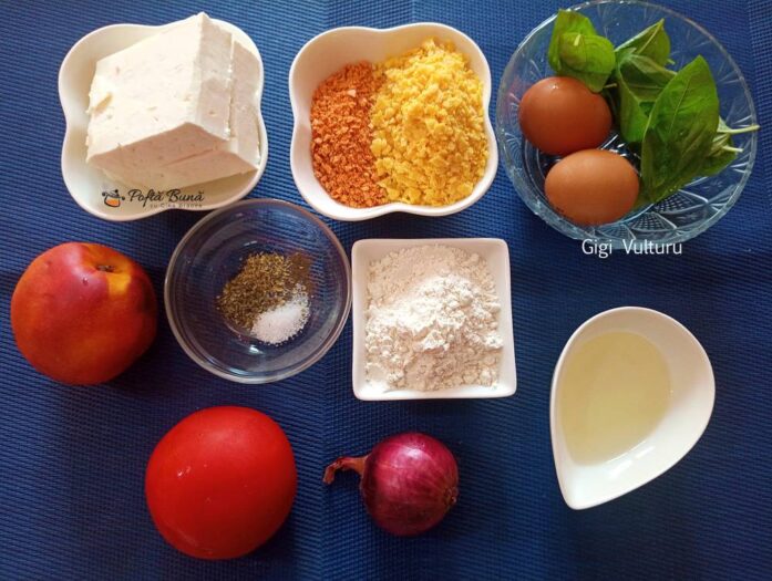 Salata cu branza pane la air fryer - ingrediente