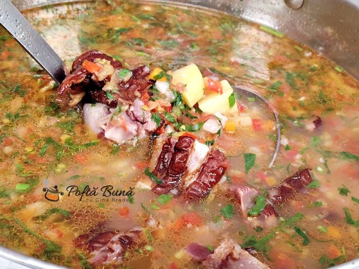Ciorba din oase afumate