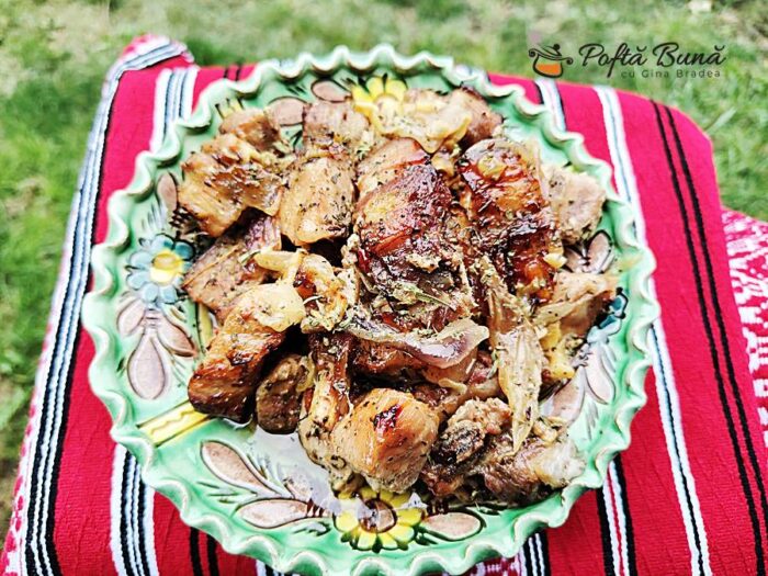 Friptura de porc reteta taraneasca Friptura de porc reteta taraneasca