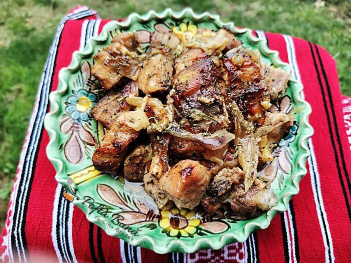 Friptura de porc reteta taraneasca Friptura de porc reteta taraneasca