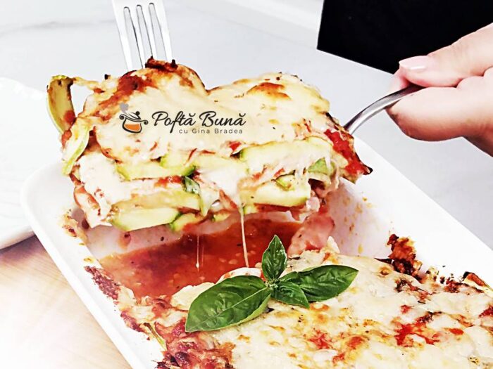 Dovlecei gratinati la cuptor Dovlecei gratinati la cuptor