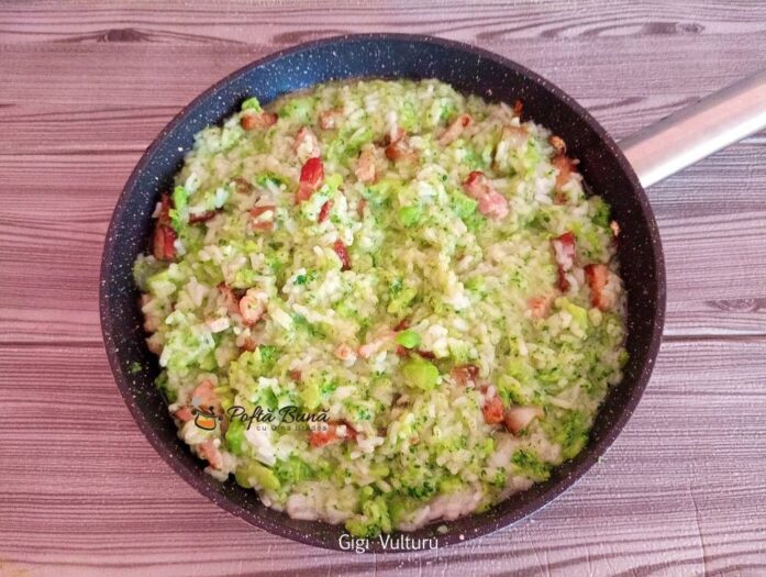 Orez cu broccoli si kaizer Orez cu broccoli si kaizer