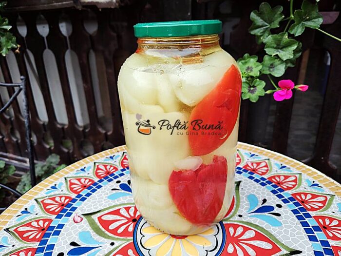 Ardei pentru umplut la borcan pentru iarna