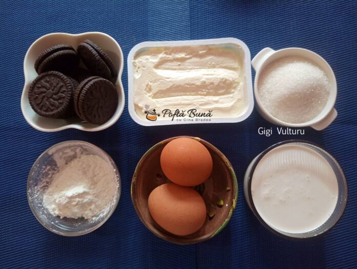 Cheesecake basc cu Oreo cheesecake basc cu oreo 2 697x525 - Cheesecake basc cu Oreo