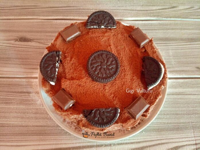 Cheesecake basc cu Oreo cheesecake basc cu oreo 3 697x525 - Cheesecake basc cu Oreo