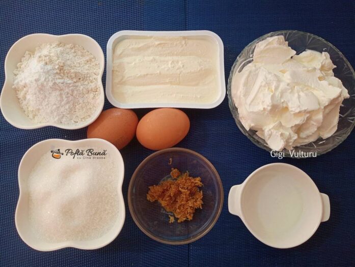 Prajitura cu branza si dovleac prajitura cu branza dovleac reteta gina bradea 2 697x525 - Prajitura cu branza si dovleac