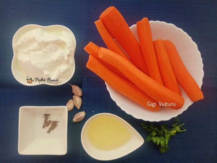 salata morcovi iaurt gina bradea 2 697x525 - Salata de morcovi cu iaurt grecesc