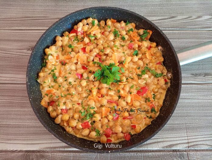 naut sos alb reteta 3 697x525 - Naut in sos alb