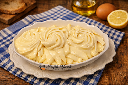 Maioneza de casa cu oua fierte