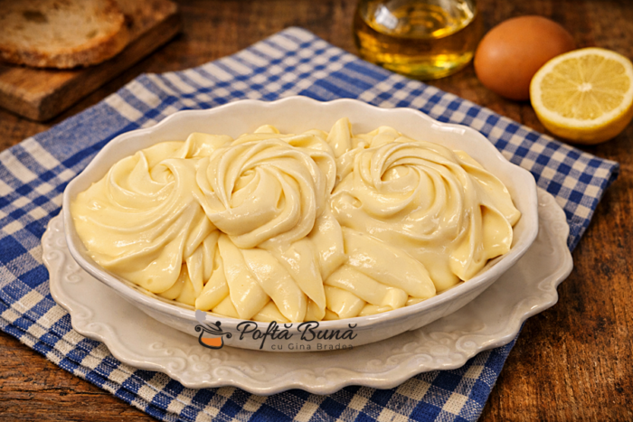 Maioneza de casa cu oua fierte