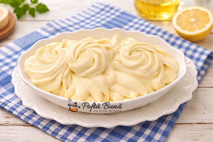 Maioneza de casa cu oua fierte