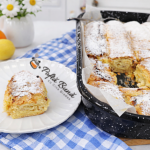 Placinta cu branza dulce si stafide, cu foi de casa