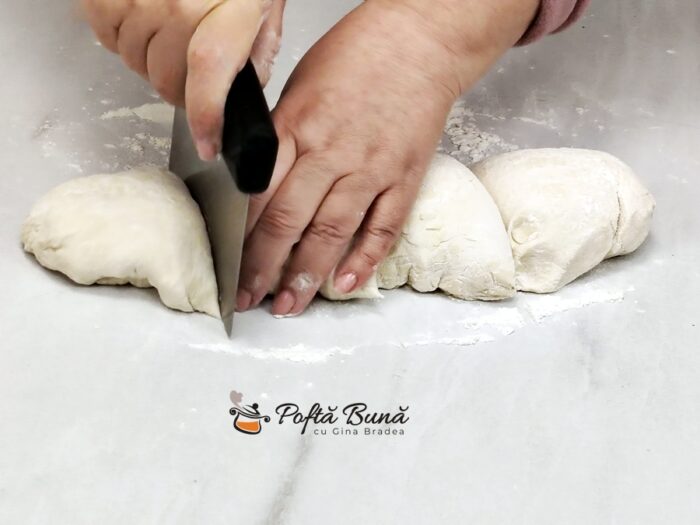 Placinta cu branza dulce si stafide cu foi de casa din aluat dospit reteta gina bradea 5 700x525 - Placinta cu branza dulce si stafide, cu foi de casa