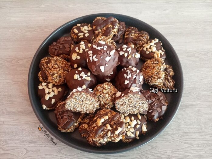 Desert din fulgi de ovaz si lapte condensat Desert din fulgi de ovaz si lapte condensat