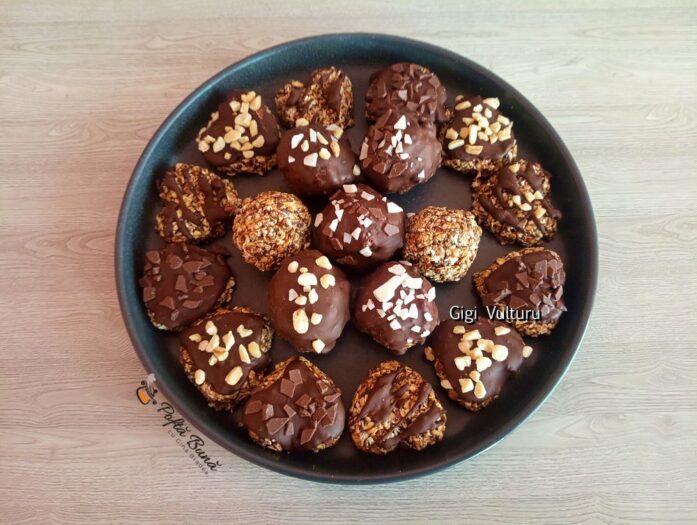 Desert din fulgi de ovaz si lapte condensat Desert din fulgi de ovaz si lapte condensat