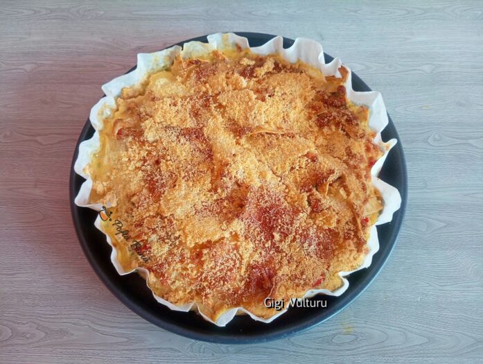 Oua cu lipii si ardei la air fryer