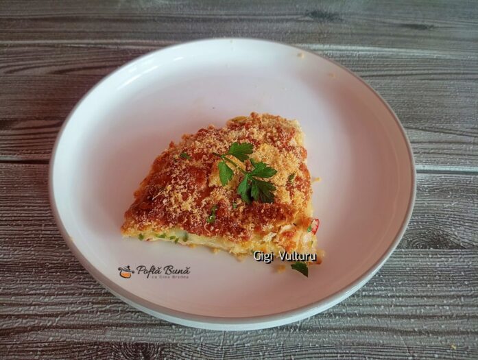 Oua cu lipii si ardei la air fryer