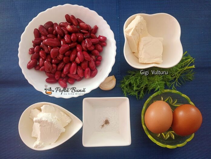 pasta fasole rosie branza topita reteta gina bradea 4 697x525 - Pasta de fasole rosie cu branza topita