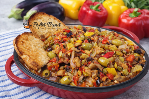 Caponata siciliana - reteta italiana de ghiveci