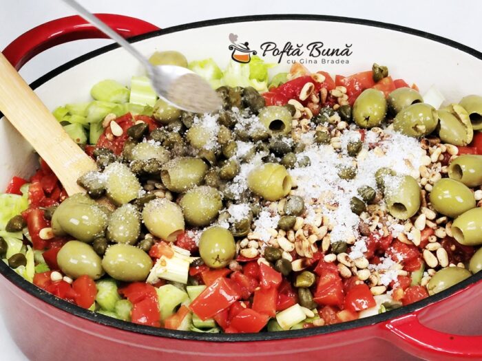 Caponata siciliana - reteta italiana de ghiveci