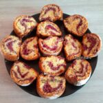 Chec marmorat cu fructe de padure