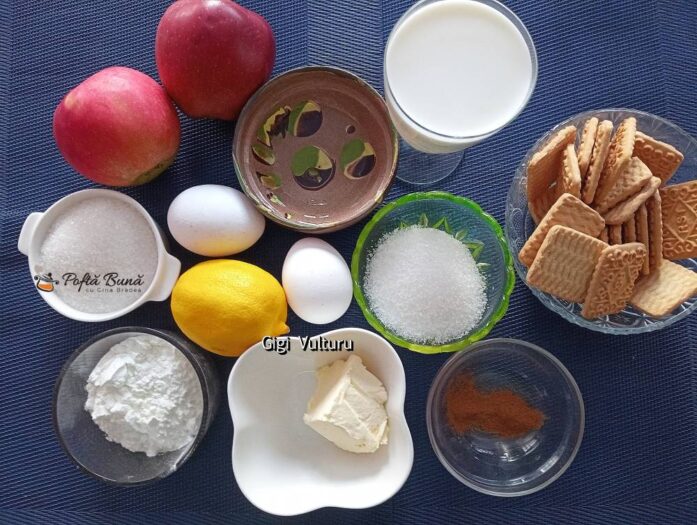 Crumble la pahar cu mere Crumble la pahar cu mere