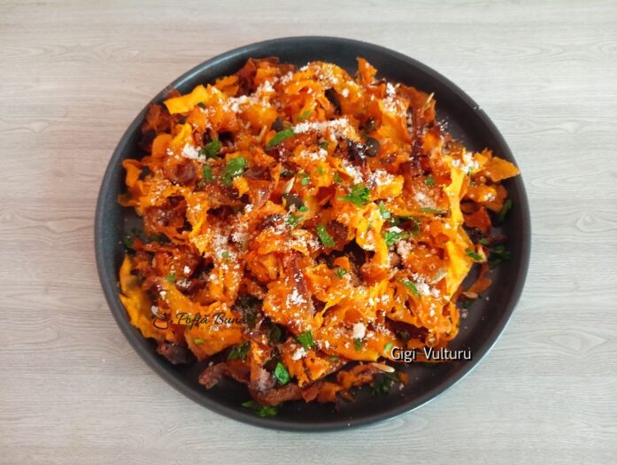 Fasii de dovleac cu patrunjel si seminte