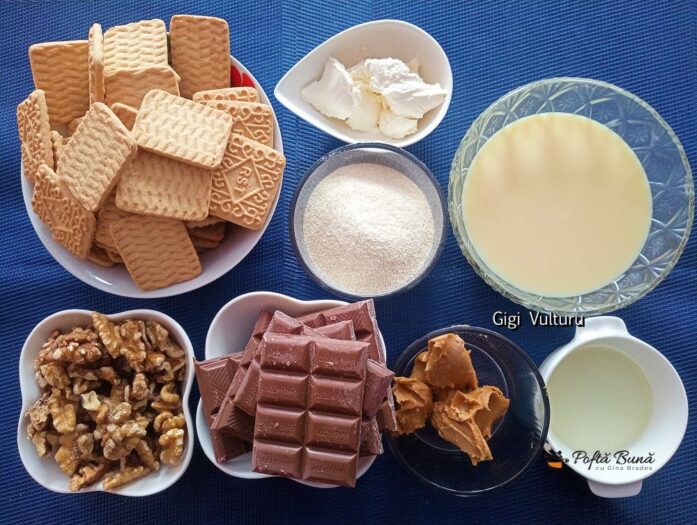 fursecuri trunchi de copac reteta gina bradea 2 697x525 - Fursecuri trunchi de copac