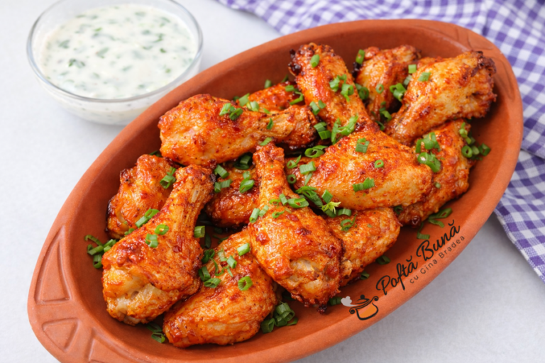 Aripioare la cuptor - picante si fragede