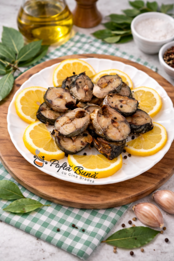 Macrou marinat la cuptor