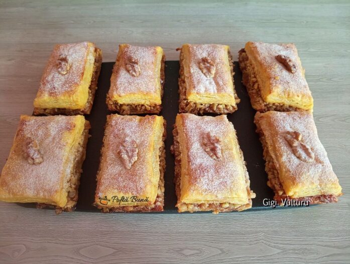 Foietaj cu mere si nuci