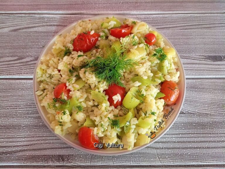 Mancare de praz cu orez