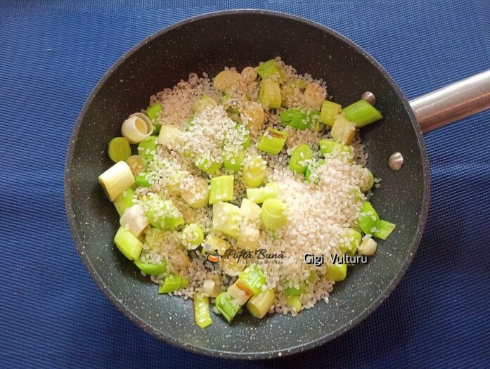 Mancare de praz cu orez