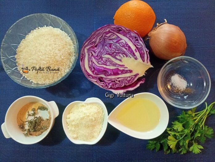 orez cu varza rosie retete gina bradea 2 697x525 - Orez cu varza rosie