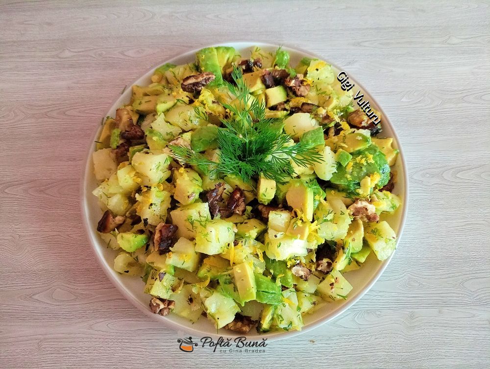 Salata de avocado cu ananas Salata de avocado cu ananas