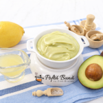 Maioneză de post din avocado cu muștar